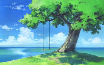Cute Green Background Wallpaper