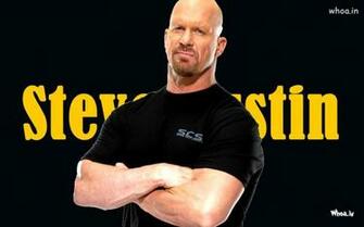 Steve Austin Dark Background Wallpaper
