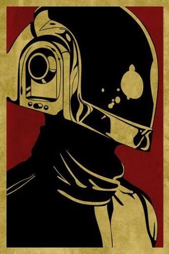 Obey Daft Punk iPhone Wallpaper