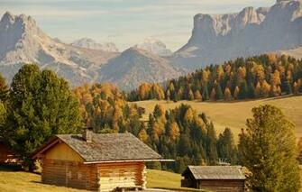 Wallpaper Autumn Forest The Sun Trees Mountains Rocks Valley