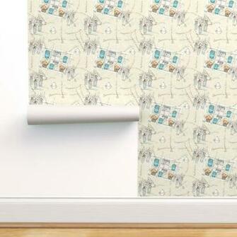 Farmhouse Style Large Repeat On Isobar By Salzanos Roostery Home