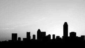 Dallas Black And White Wallpaper