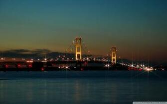 Bridge City Night HD Widescreen Wallpaper Source