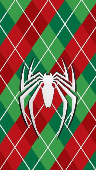 A Spider Man Ps4 Christmas Themed Phone Wallpaper I Made Enjoy