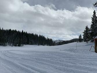 The Valley With Vail Ski Runs In Background To Right Is