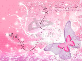 Pink Butterfly Crush By Stephyz