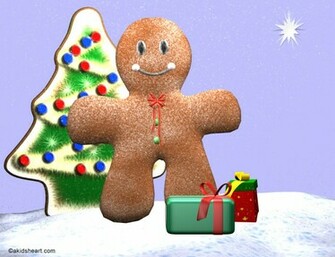 Desktop Wallpaper Of Gingerbread Men