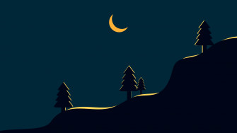 Minimalist Landscape Desktop Wallpaper