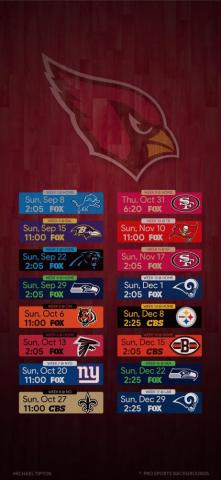 Arizona Cardinals iPhone Wallpaper