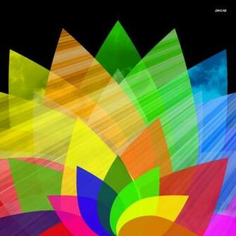 Colorful Flower Wallpaper Abstract