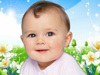 Wallpaper Beautiful Babies
