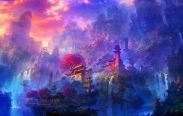Wallpaper Mountain Castle Asia Image For Desktop Section