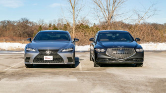 Genesis G90 Vs Lexus Ls Comparison Test Autotrader Ca