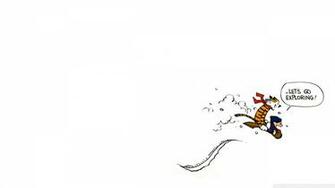 Calvin And Hobbes Exploring Wallpaper