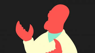 Zoidberg Minimalist Wallpaper