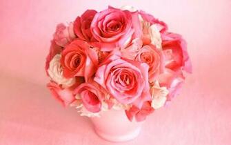 Pink Roses Flowers Wallpaper