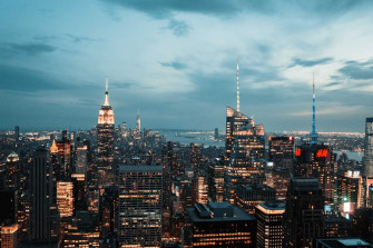 New York City Night Pictures Image