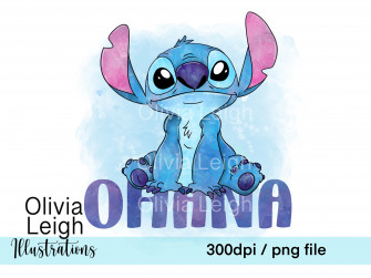 Drawings Of Stitch Ohana Wallpaper