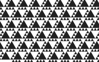 Geometric White Pattern On Soft Blue Background Wallpaper