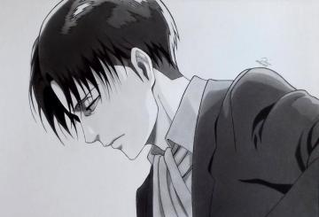 Levi Black And White Wallpaper Picture Idokeren