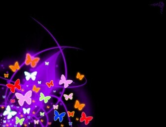 Mariposa De Ne N Fondo Pantalla