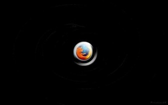 Brand Firefox Browser Black Planet Space Desktop Wallpaper