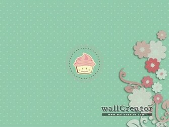 Cute Cupcake Wallpaper