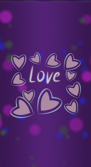 I Love You Artsy Wallpaper iPhone Heart