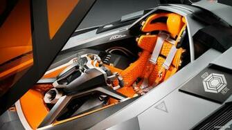 Lamborghini Egoista Concept Interior HD Wallpaper