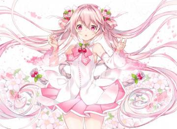 Sakura Miku HD Wallpaper And Background