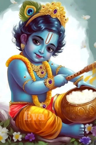 Little Krishna Wallpaper