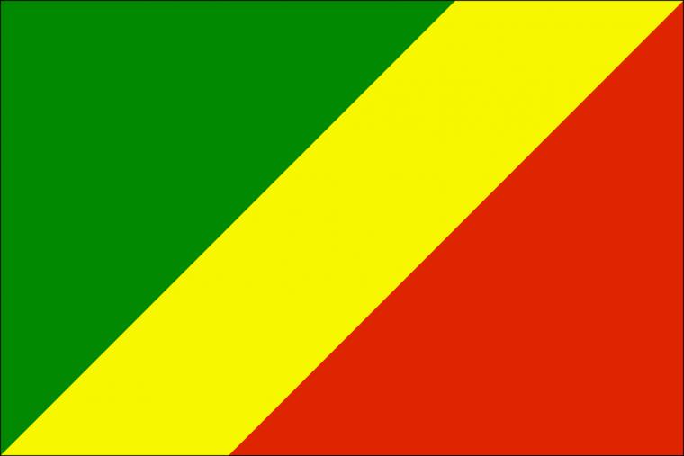 Congo Brazzaville Flag Large Image