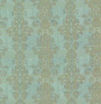 Details About Wallpaper Designer Damask On Light Blue Yellow Plaid