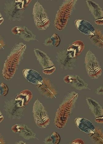 Birding Wallpaper In House Feather Charcoal