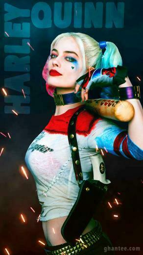 Harley Quinn Mobile Wallpaper Margot Robbie Haley Queen