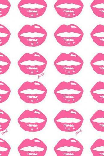 Pink Lips Wallpaper More iPhone Background