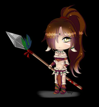 Nidalee Chibi By Hyldenia