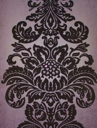 Flock Wallpaper On Jewel Flocked Crystalised By Kandola