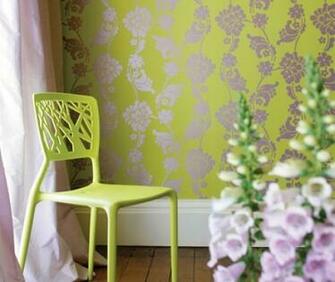 Flock Wallpaper Alexander Interiors Designer Fabric And