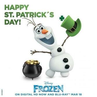 Disney St Patricks Day Wallpaper Frozen Patrick S Poster