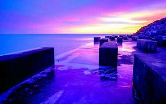 Purple Sunset Wallpaper