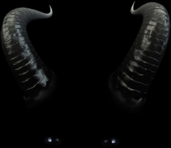 Dark Mystical Devil Horns Wallpaper
