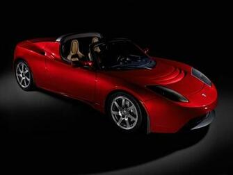 Tesla Roadster Side Angle Wallpaper