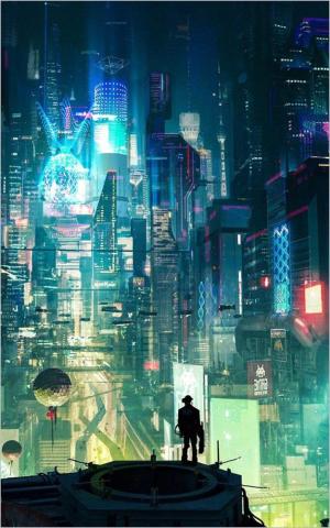 Cyberpunk Wallpaper Vertical 4k City Art