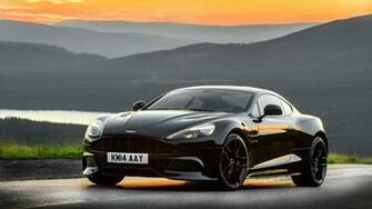 Black Aston Martin Vanquish Supercar 4k Wallpaper