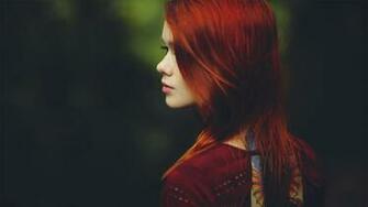 People Julie Kennedy Women Redhead Outdoors Depth Of