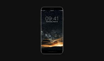 This iPhone Mockup Tweaked To Display A Wallpaper Looks