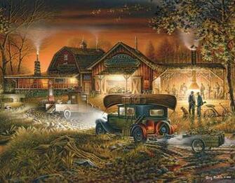 Morning Warmup By Terry Redlin