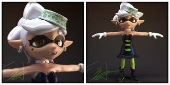 Marie Splatoon 3d Model C By Qutiix