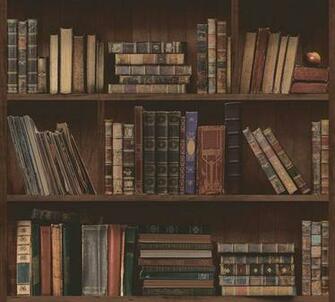 Restricted Section Library Bookshelves Adhesive Wallpaper Find